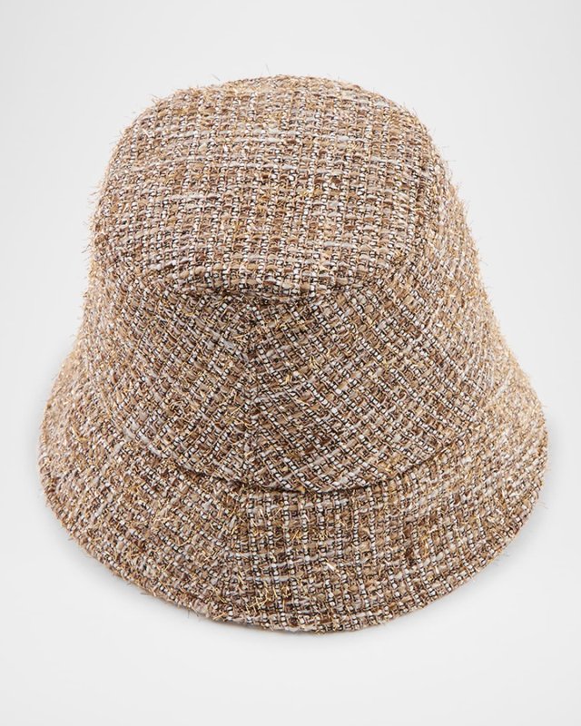 Yuki Packable Tweed Bucket Hat